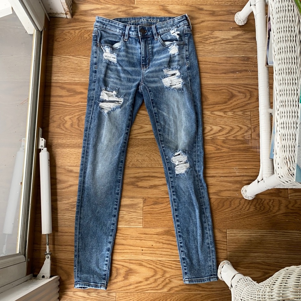 American Eagle Acid Washed Jeans